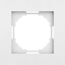 Рамка 1-я, матовая белая, серия A07